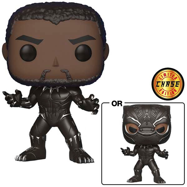 Pop! Marvel: Black Panther- Black Panther w/ Chase