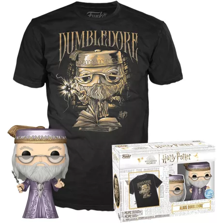 Pop & Tee! Movies: Harry Potter - Dumbledore with Wand (MT)(S)