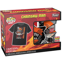Pop! & Tee: Animation - Chainsaw Man Leaping (XL)