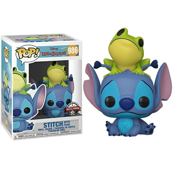 Pop! Disney: Lilo & Stitch- Stitch w/ Frog (Exc)