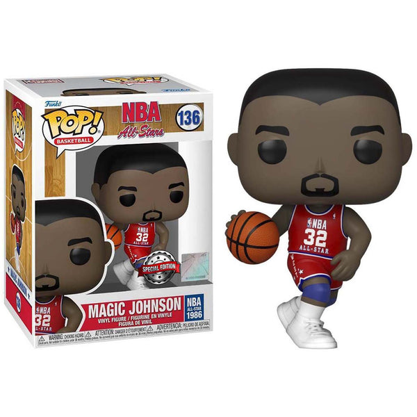 Pop! Basketball: NBA Legends - Magic Johnson (Red All Star)(Exc)