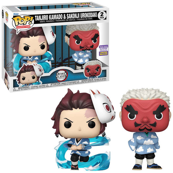 Pop! Animation: Demon Slayer - Tanjiro/Sakonji 2 pack (SDCC'23)