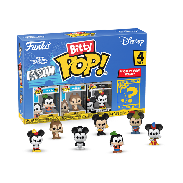 Bitty Pop! Disney: Disney Classic - Goofy 4PK