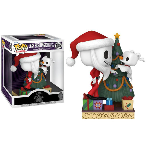 Pop Deluxe! Disney: The Nightmare Before Christmas 30th - Jack & Zero with Tree