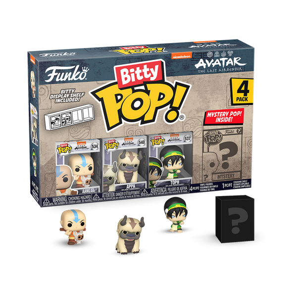 Bitty Pop! Animation: Avatar: The Last Airbender - Aang 4pk