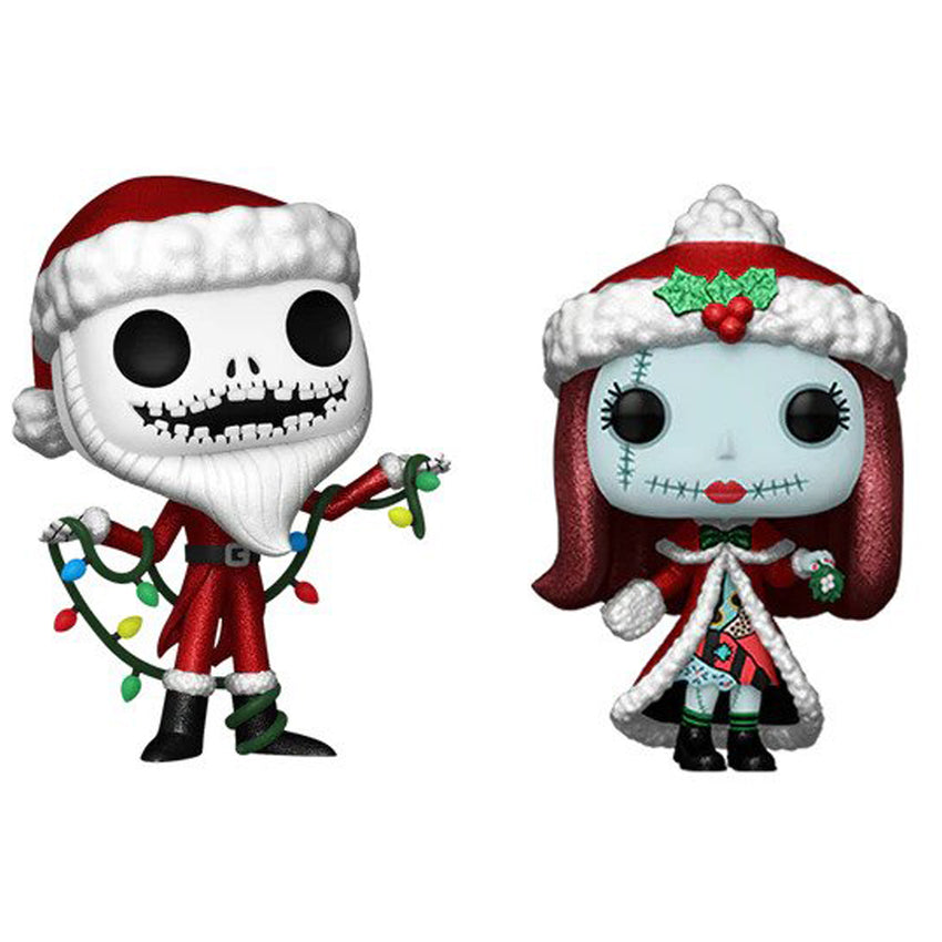 Pop! Disney: The Nightmare Before Christmas 30th - Jack and Sally (DGLT) 2pk (Exc)