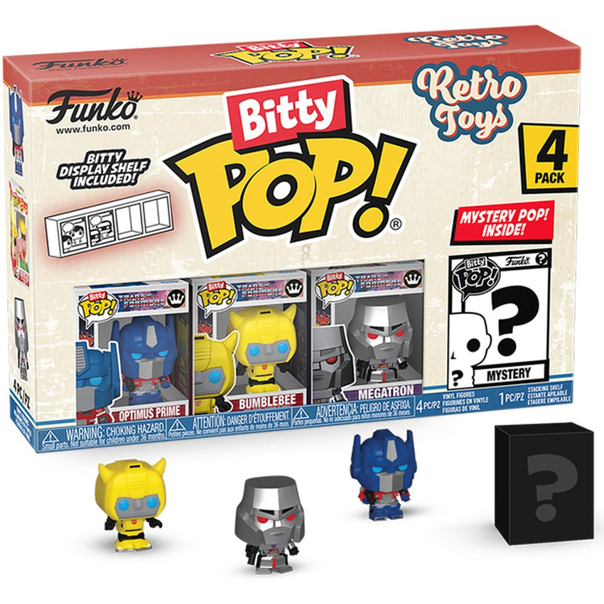 Bitty Pop! Icons: Retro Toys - Transformers 4pk