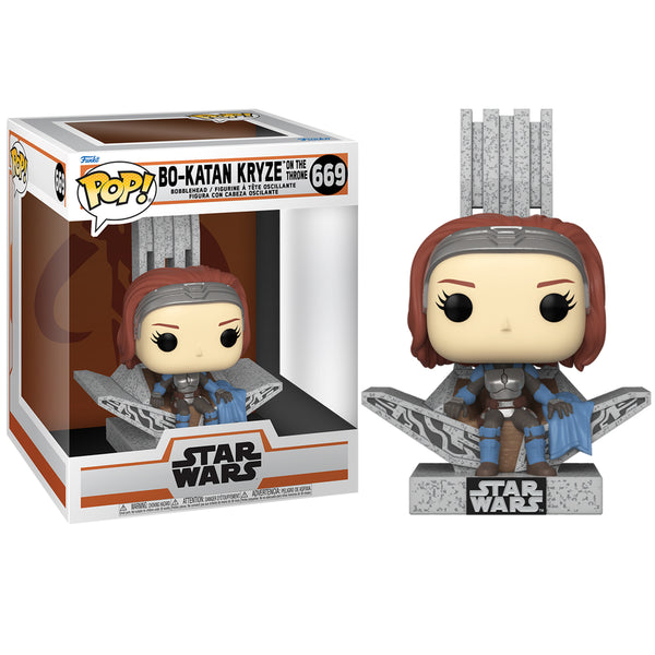 Pop Deluxe! Star Wars: Mandalorian S9 - Bo Katan with Throne