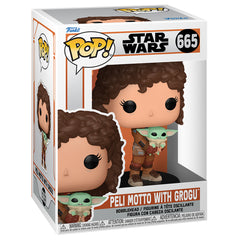 Pop! Star Wars: Mandalorian S9 - Peli Motto with Grogu