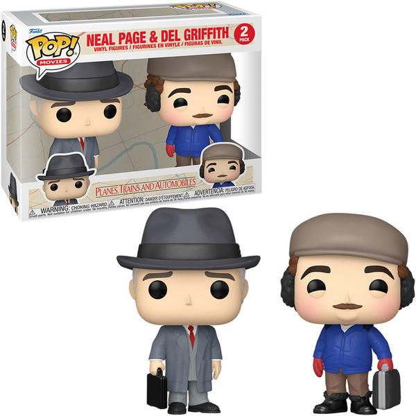 Pop! Movies: Planes, Trains, and Automobiles - Neal and Del 2pk