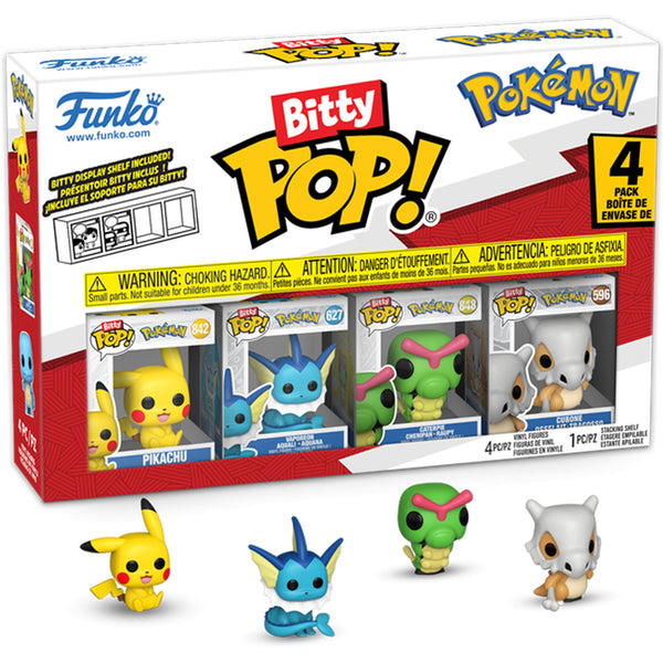 Bitty Pop! Games: Pokemon - Pikachu 4pk
