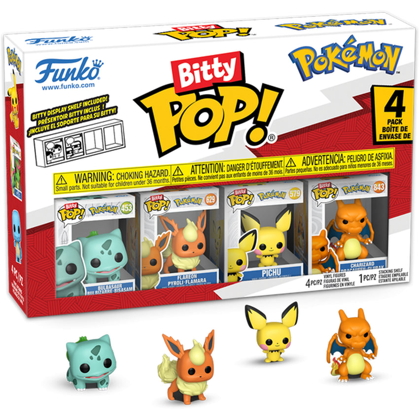 Bitty Pop! Games: Pokemon - Bulbasaur 4pk