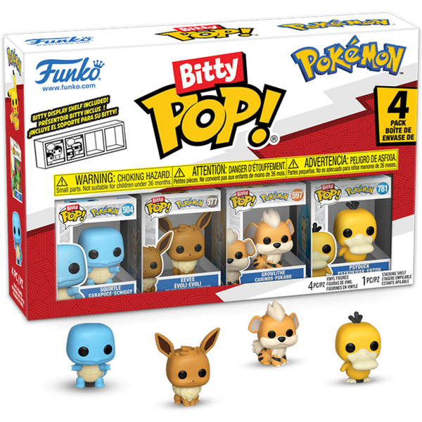 Bitty Pop! Games: Pokemon - Squirtle 4pk
