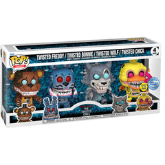 Pop! Games: Five Nights at Freddys - Twisted Ones 4pk (EMEA)(GW)(Exc)