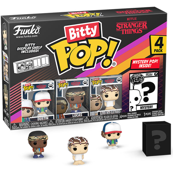 Bitty Pop! Tv: Stranger Things - Dustin 4pk - Fandom