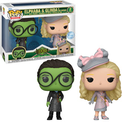 Pop! Movies: Wicked - Elphaba and Glinda in Shiz Uniform 2pk (Exc)