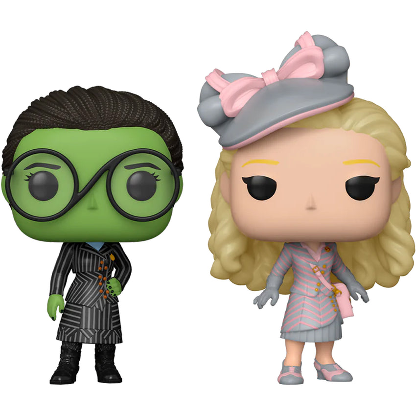 Pop! Movies: Wicked - Elphaba and Glinda in Shiz Uniform 2pk (Exc)