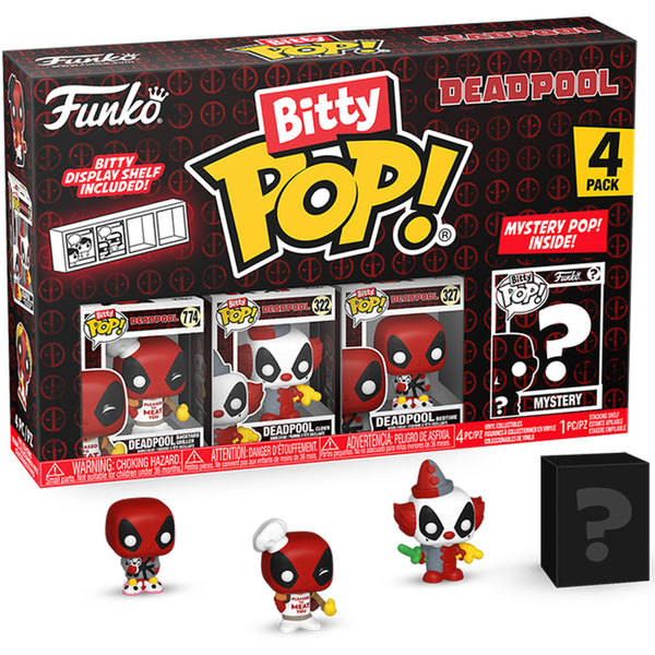 Bitty Pop! Marvel: Deadpool - BBQ Master 4PK