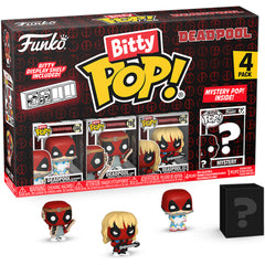 Bitty Pop! Marvel: Deadpool - Sleepover 4PK