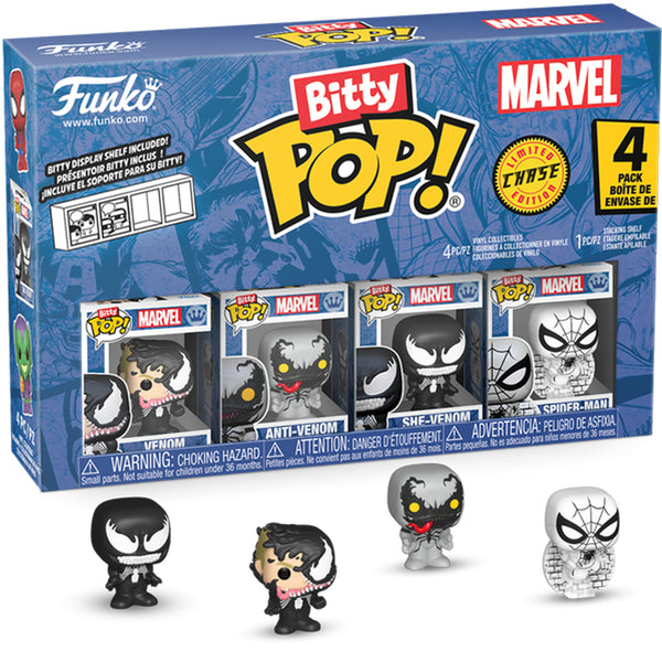 Bitty Pop! Marvel: Spider-Man - Venom 4pk