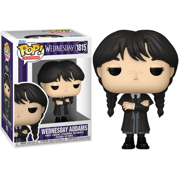 Pop! Tv: Wednesday S2 - Wednesday Addams (Black Coat)