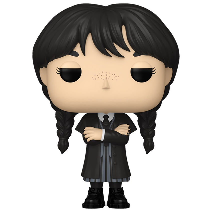 Pop! Tv: Wednesday S2 - Wednesday Addams (Black Coat)