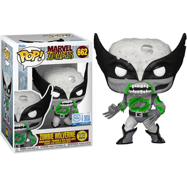 Pop! Marvel: Zombies - Wolverine (B&W) (Gw) (Exc)