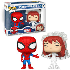 Pop! Marvel: Superhero Couples- Spider-man and MJ 2pk