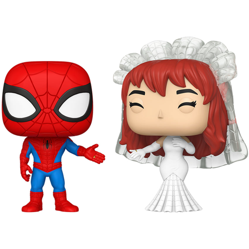 Pop! Marvel: Superhero Couples- Spider-man and MJ 2pk