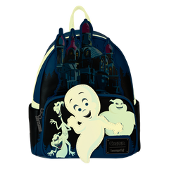 Loungefly! Leather: Universal Casper the Friendly Ghost Halloween Mini Backpack