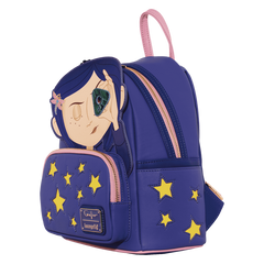 Loungefly! Leather: Laika Coraline Stars Cosplay Mini Backpack