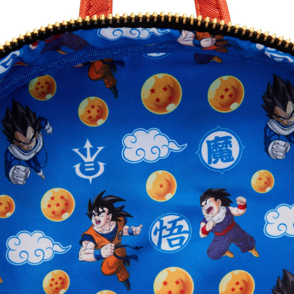 Loungefly! Leather: Dragon Ball Z Triple Pocket Backpack
