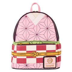 Loungefly! Leather: Aniplex Inc Demon Slayer Nezuko Kamado Outfit Mini Backpack