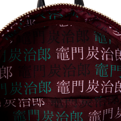 Loungefly! Leather: Aniplex Inc Demon Slayer Tanjiro Kamado Outfit Mini Backpack