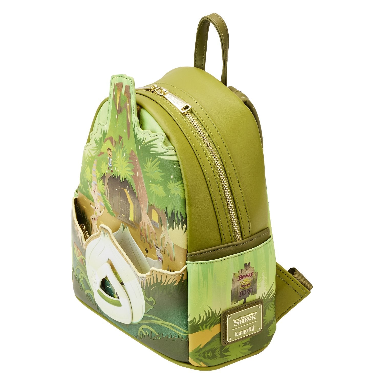 Loungefly! Leather: Shrek Happily Ever After Mini Backpack – Fandom