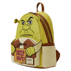 Loungefly! Leather: Dreamworks Shrek Keep Out Cosplay Mini Backpack