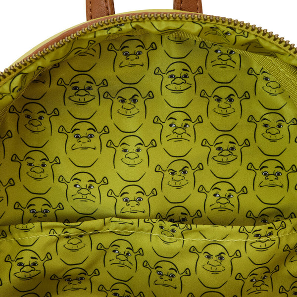 Loungefly! Leather: Dreamworks Shrek Keep Out Cosplay Mini Backpack