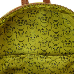 Loungefly! Leather: Dreamworks Shrek Keep Out Cosplay Mini Backpack