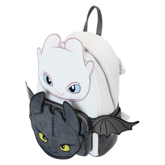 Loungefly! Leather: Dreamworks How to Train your Dragon Furies Mini Backpack