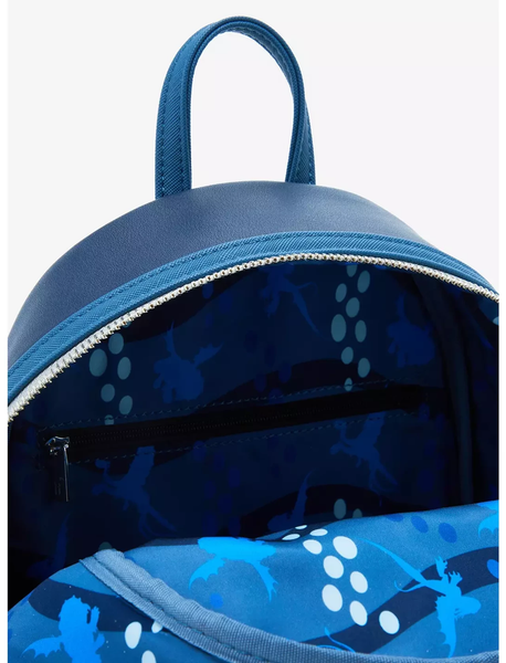 Loungefly! Leather: Dreamworks How to Train your Dragon Toothless & Light Fury Mini Backpack