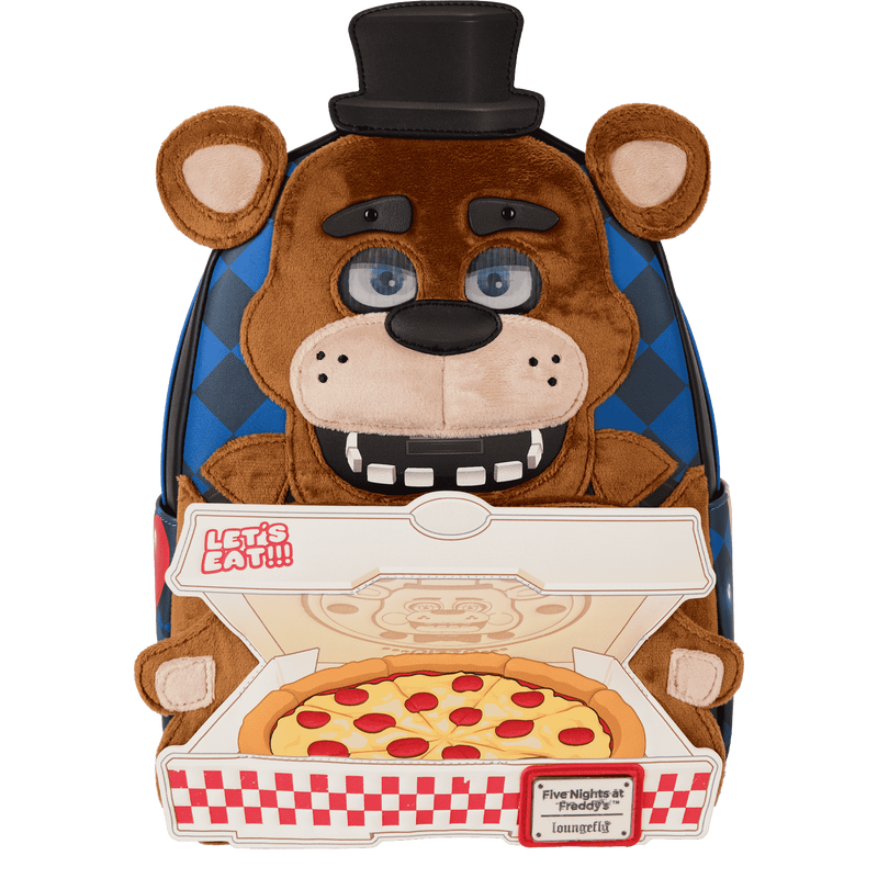 Loungefly! Leather: Five Nights at Freddy Mini Backpack