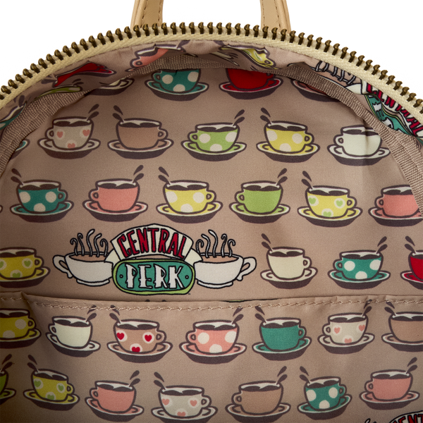 Loungefly! Leather: Friends Central Perk Mini Backpack