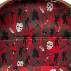 Loungefly! Leather: Warner Brothers Friday the 13Th Full Size Backpack