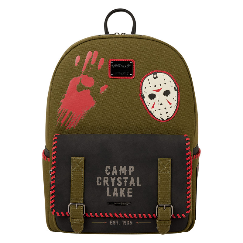 Loungefly! Leather: Warner Brothers Friday the 13Th Full Size Backpack