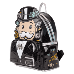 Loungefly! Leather: Hasbro Monopoly Pennybags Mini Backpack