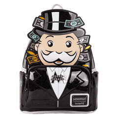Loungefly! Leather: Hasbro Monopoly Pennybags Mini Backpack