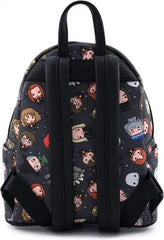 Loungefly! Leather: Harry Potter Chibi Char All-over-print Mini Backpack