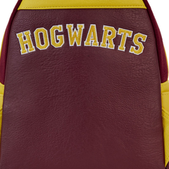 Loungefly! Leather: Harry Potter Gryffindor Varsity Mini Backpack