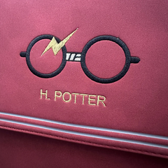 Loungefly! Leather: Harry Potter Large Flap Embroidered Glasses Mini Backpack