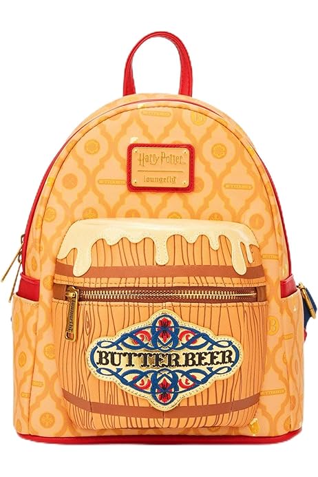 Loungefly! Leather: Harry Potter Butter Beer Barrel Mini Backpack